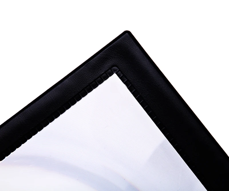 Factory PVC Lens A4 Full Page 3x Magnifier Sheet Large Magnifying Glass For Book Reading