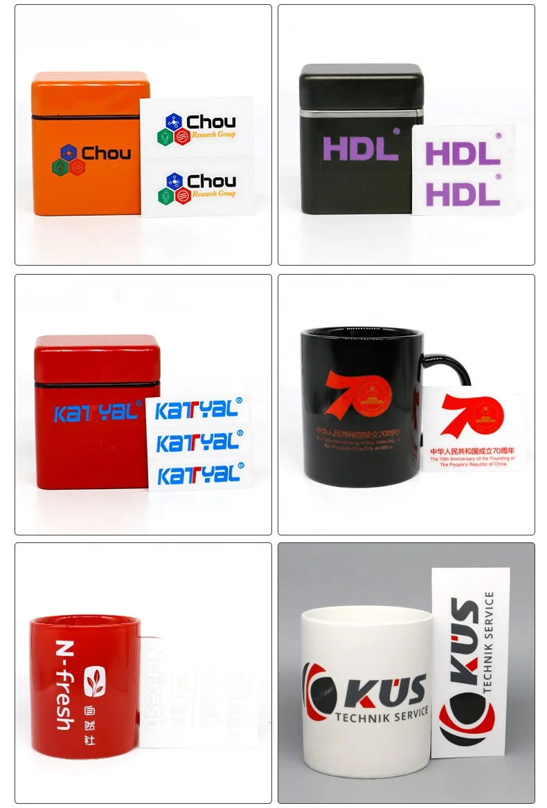 2022 Custom Diy Logo  Cold Peel off uv dtf Waterproof transfer stickers For Glass Cup