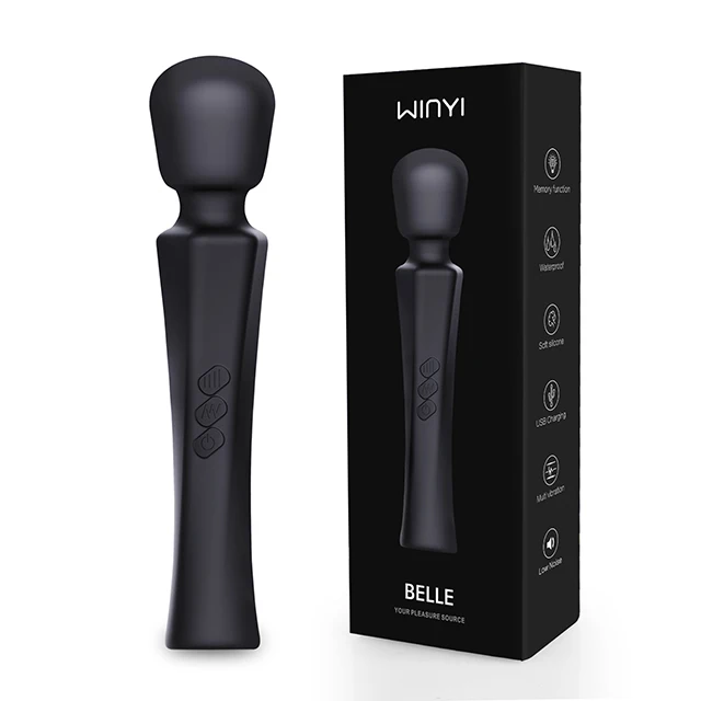 Winyi Cordless Handheld Erotic Magi Wand Sex Japan Massager Sex Video Tv Wireless Vibrator Sex Toy For Full Body Magic Recovery