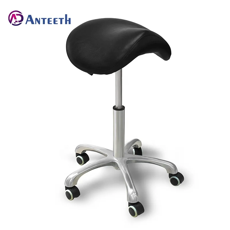 Best-Selling Salon Stool With Wheels Comfort Classic Hairdresser Chair Barber Adjustable Stool Saddle Chair
