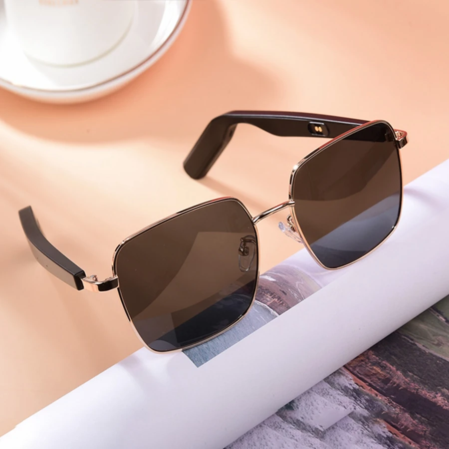 Manufacturer wholesale bluetooth glass bluetooth headphone glasses bluetooth 5.0 smart sunglasses