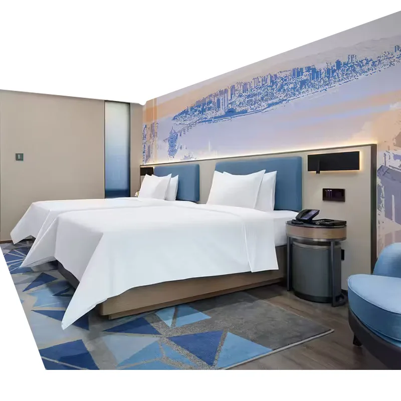 Hilton Huanpeng гостиничная мебель Роскошная Современная стандартная универсальная деревянная металлическая для спальни гостиниц