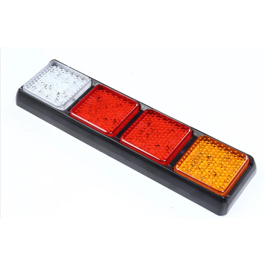 12V 24V Waterproof LED Fog Brake Stop Turn Signal Indicator Reverse Combination Rear Tail Lights For Truck Trailer