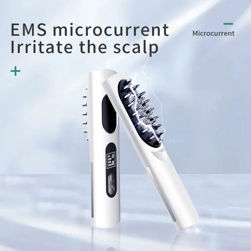 High Frequency Vibration Laser Hair Growth Comb Brush Electric Hair Combs Massage Comb