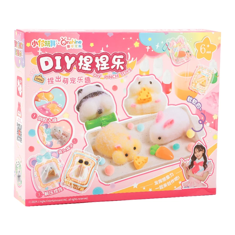 new Girl diy BIG BANG BEAUTY HOT STEM wholesale educational toy Slime Science Experiment Kit  Lovely Slime Making Kit toy