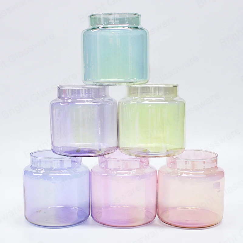 Unique Black White Frosted Custom Factory Bottom Round Shape Festival Decoration Logo Candle Jar Luxury