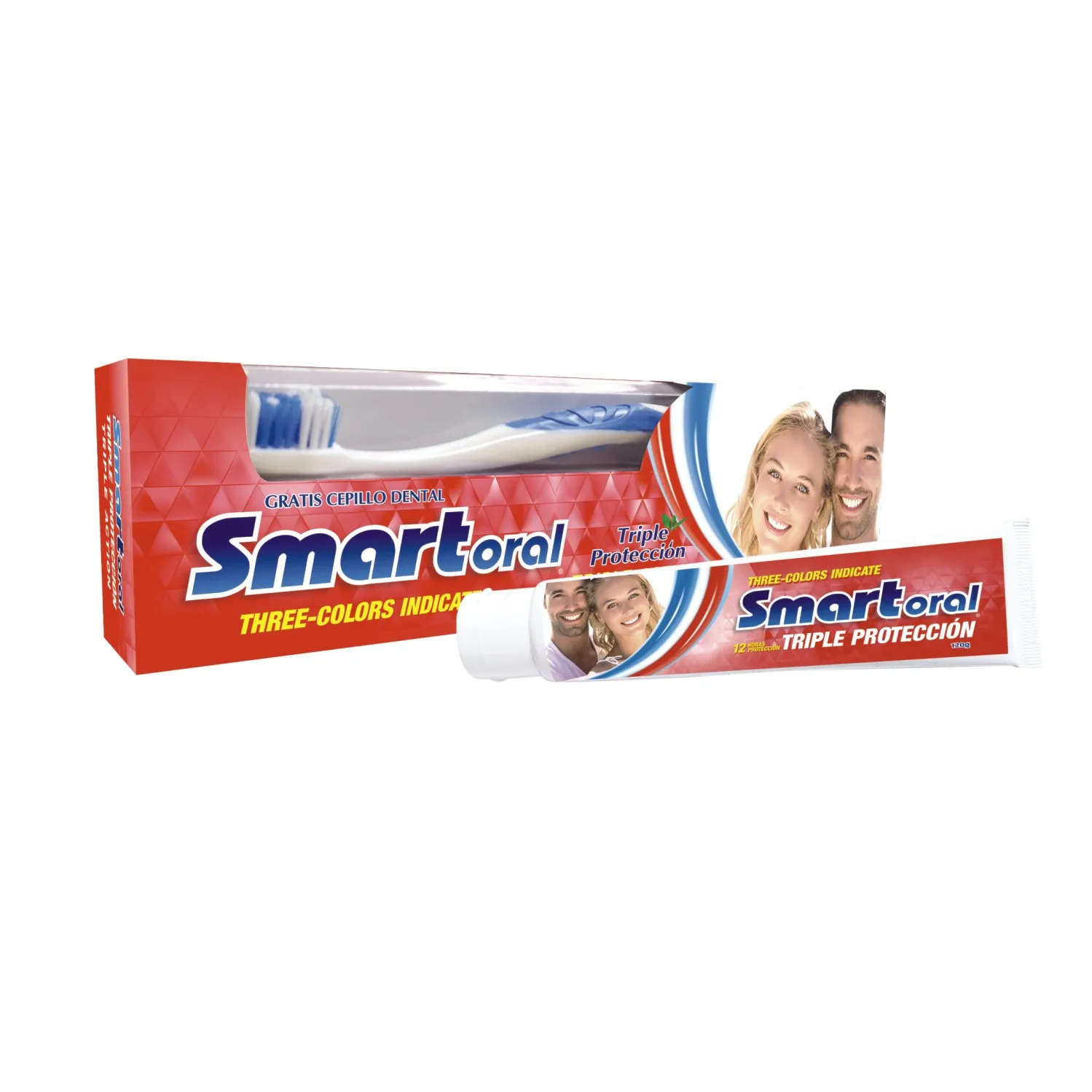 
Toothpaste OEM Cheap High Quality Fluoride or Non-Fluoride Triple Protection Whitening For Sensitive teeth 