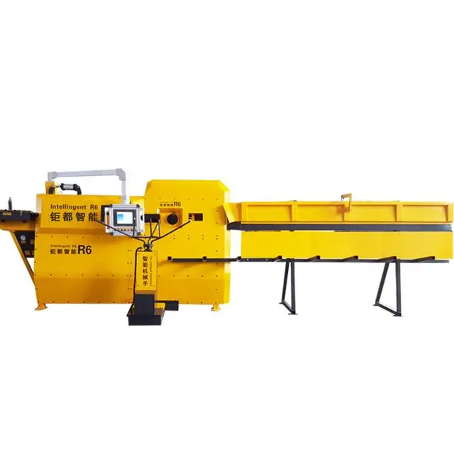 
CNC automatic steel rod bar stirrup bender iron rebar stirrup bending machine 