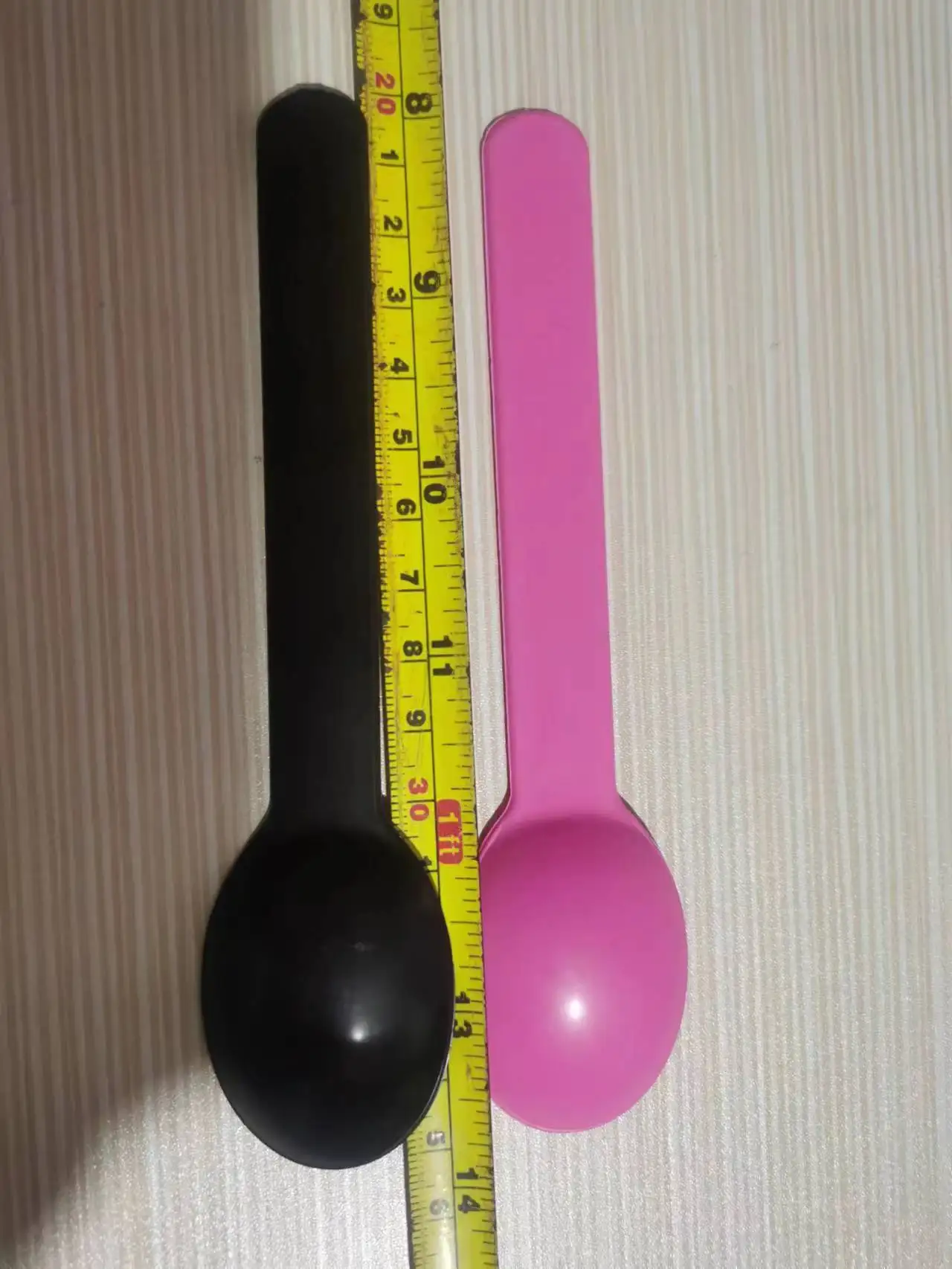 100% biodegradable disposable PLA ice cream spoons yogurt spoons