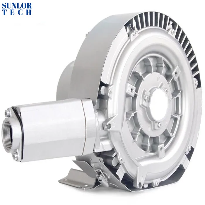 1hp Double section high pressure vortex fan double impeller vortex air pump fish pond aerator ring blower industry