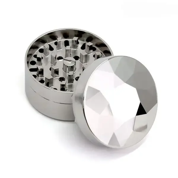 New Premium Tobacco 3 Layer Manual Smoking Sublimation Hand Crusher Stainless Steel 60mm Brilliant Cut Grinder