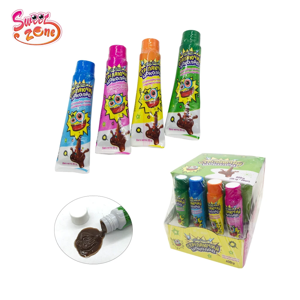 Cartoon Multi-color Toothpaste Tube Chocolate Jam Candy