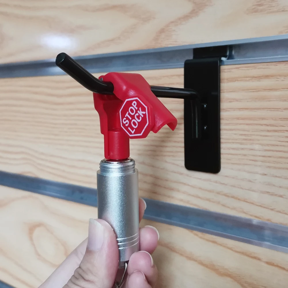 Anti Theft Hook Lock Magnetic Key Retail Security Hook Stop  For Peg Hook Lock