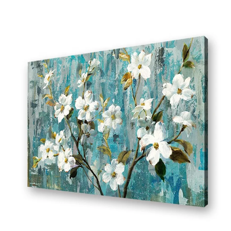 Abstract Orchid Flowers Unframed Canvas Print Large Size Wall Art Painting