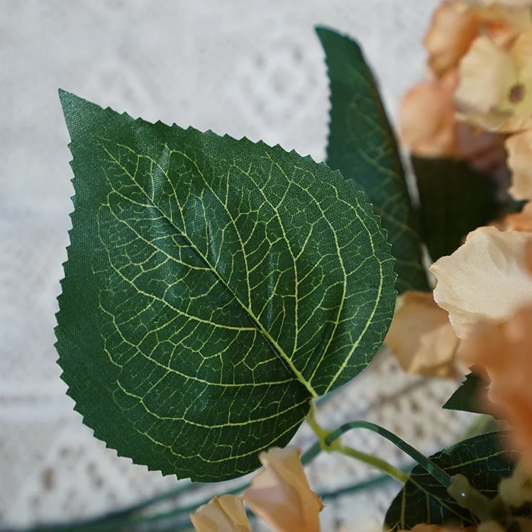 Hot Sales 3 Petals 5 heads Spring Color Hydrangea Cheap Bouquets of Artificial Flowers For Home Decor