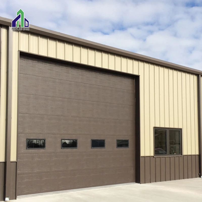 Industrial Door Manufacturer High Quality Automated Sectional Garage Doors Garage Lift Up Overhead Doors