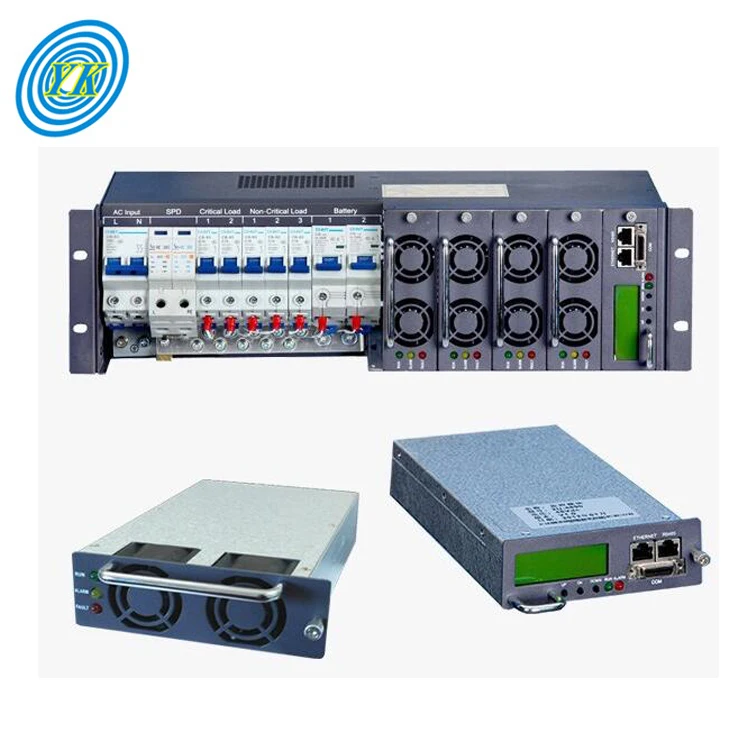 YUCOO manufacturer new embedded power system 3U 150A 48V DC power supply for telecom