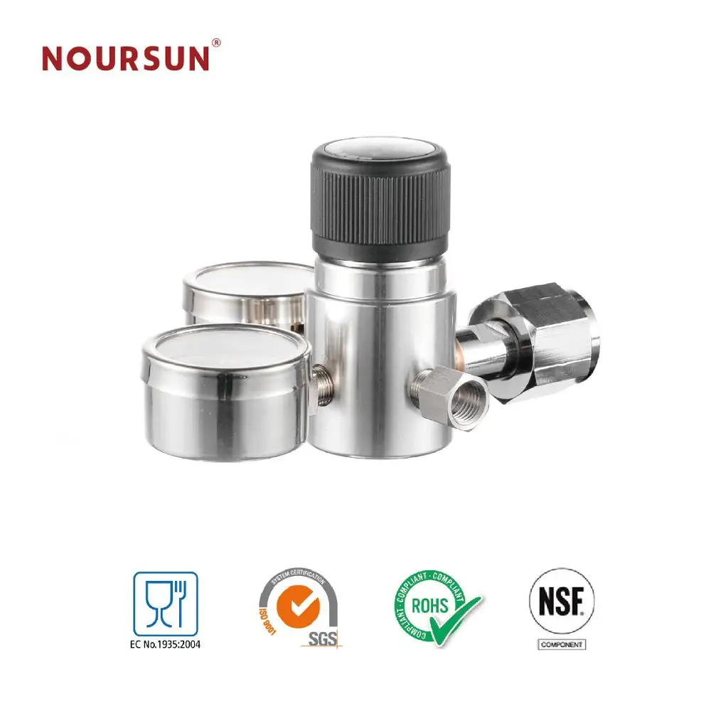 
Dual Gauge CO2 regulator for draft beer/beer keg 