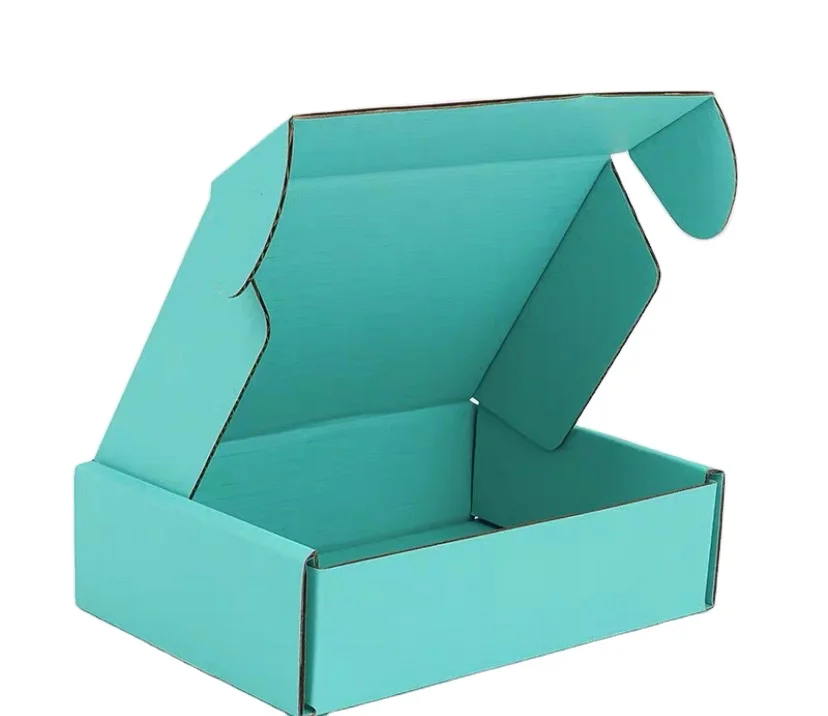 Factory Large Color Printed Cardboard Box Mailing Apparel Box Corrugated Custom Shipping Boxes With Logo Packaging