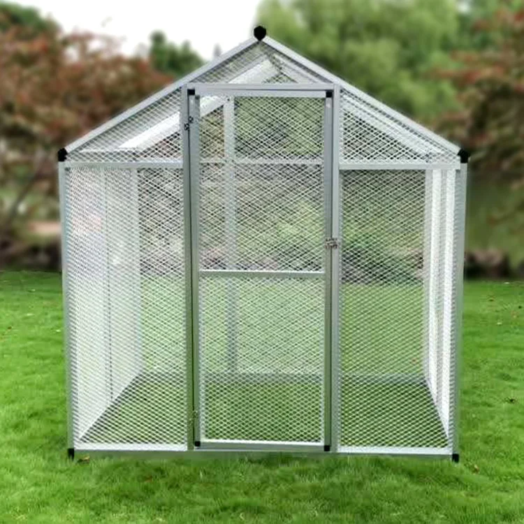 Fashion Design Metal Aluminum Large Outdoor Bird Aviary Aviaries And Cages