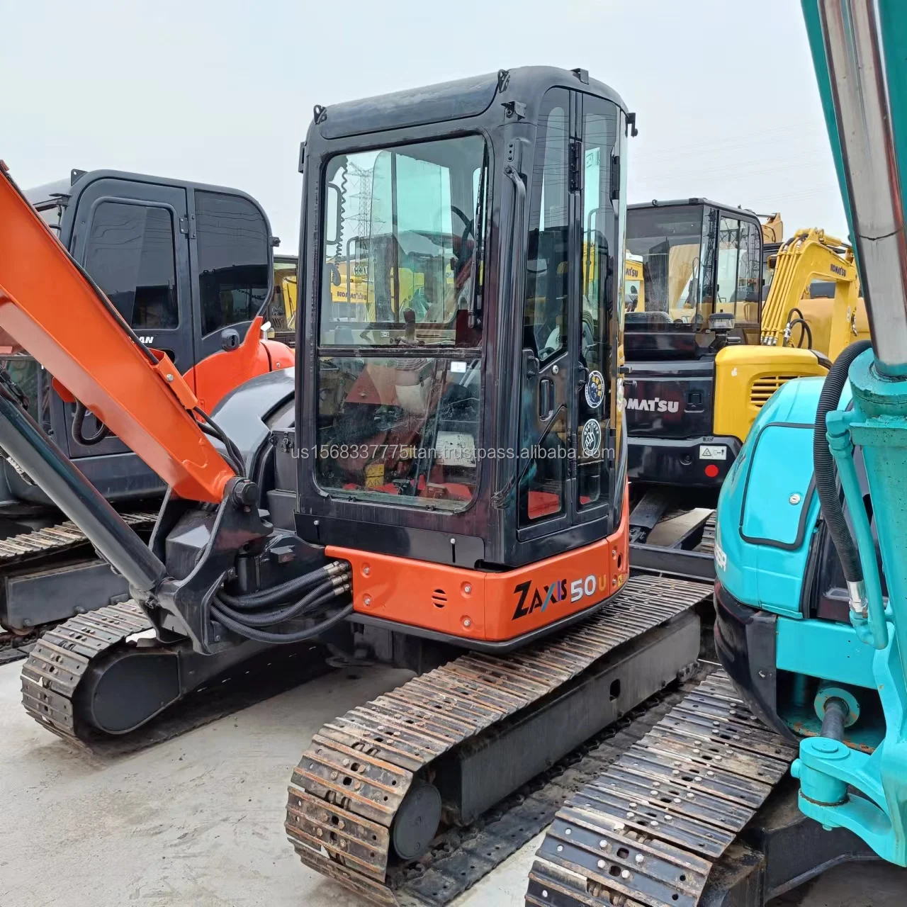 Hitachi ZX50u 5 TON Mini Excavator 5ton Excavator Mini Excavator High Quality and Hyperkinesis Made in JAPAN