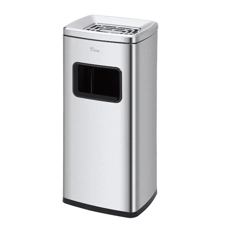 Фабричная оптовая продажа, хорошее качество, нержавеющая сталь, 20 л, пылесборник, наземная пепельница, мусорная корзина