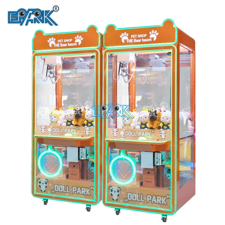 EPARK Dolls Catcher Games Machine Coin Operated Toy Arcade Crane Claw Machine