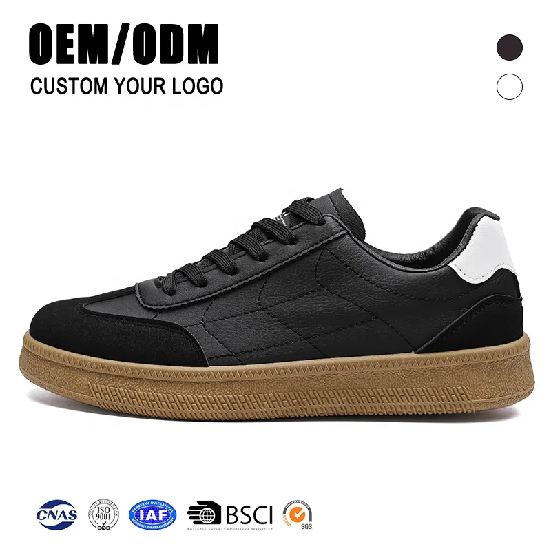 MNV Wholesale Custom Logo Suede Leather Men Casual Shoes Zapatillas Hombre Men Casual Skateboard Shoes