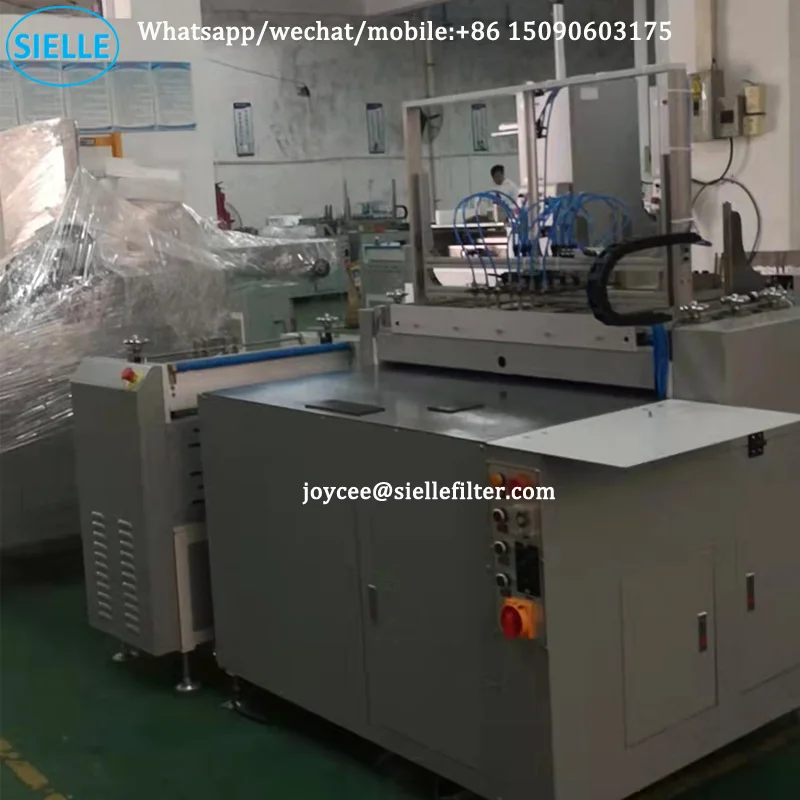 High frequency cardboard gluing machine fully automatic hard book cover making machine