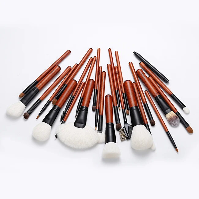 HXP-100A Premium professional custom label full function studio make-up tool kit natural hair wholesale brushes makeup bag