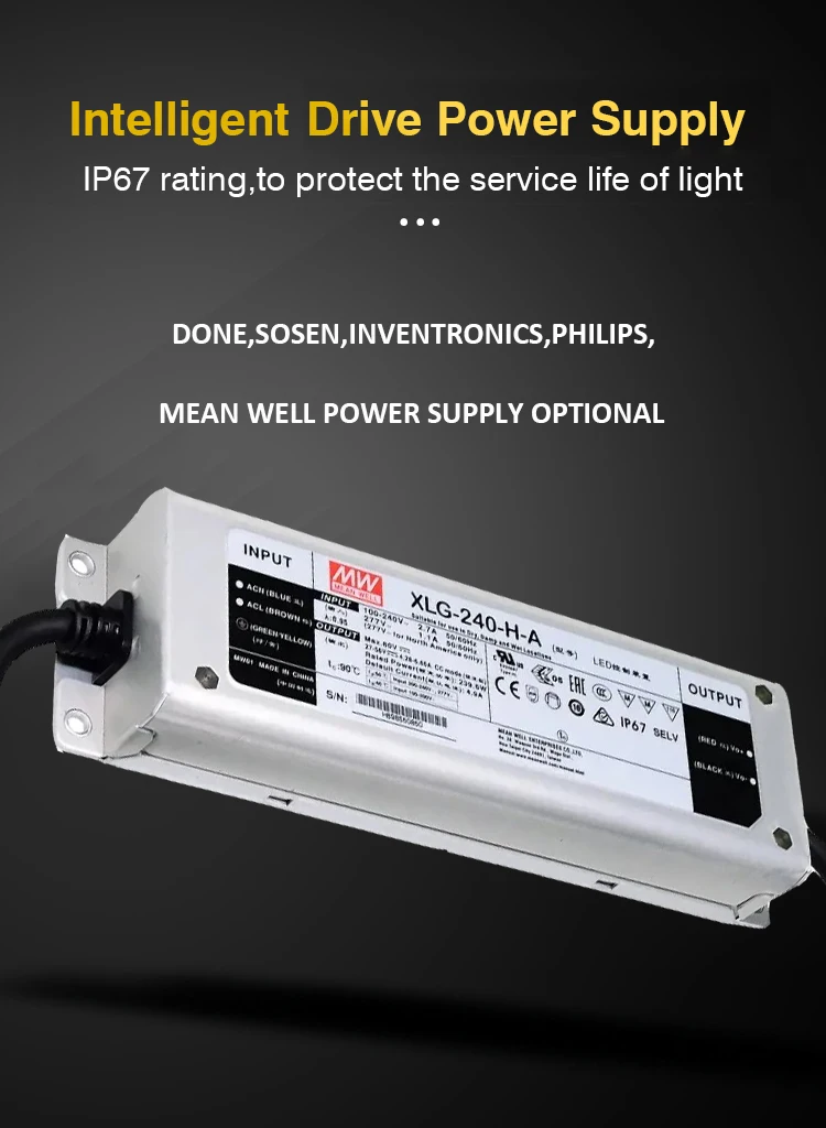 2024 powerful waterproof IP66 smd typ ac 200w 250w 400w 500w led street light price list aluminum module lamp for road