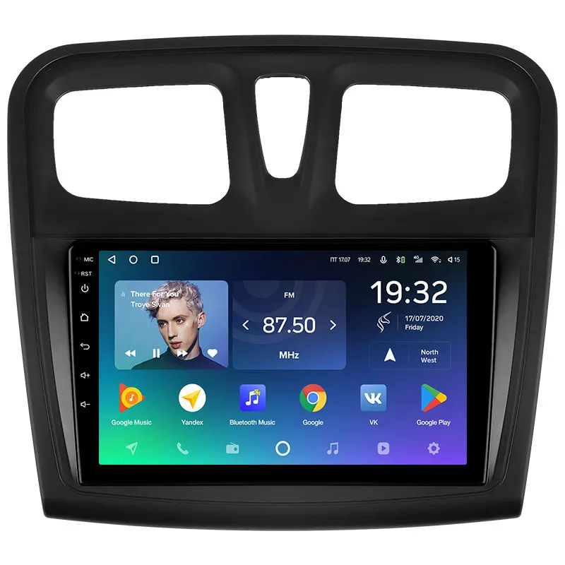 Автомобильный DVD-плеер tyes SPRO PLUS для Renault Logan 2 2012 - 2022 Sandero 2013 9 дюймов GPS навигация DSP автомобиля