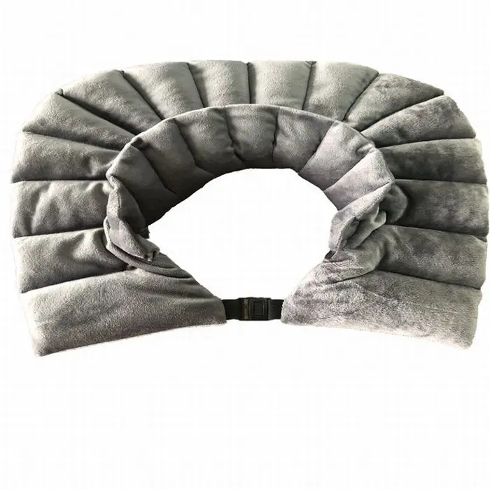 Pain Relief Weighted Neck and Shoulder Wrap Heating Pad Microwave Heating Fridge cold Cassia Neck Shoulder Heat Packs