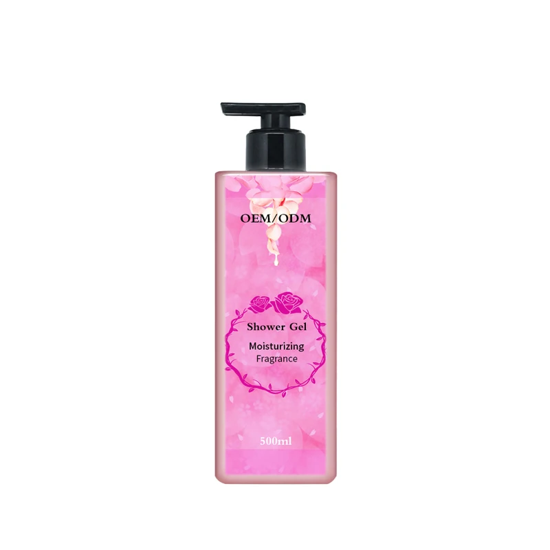 Best Rose Perfume Bath Moisturizer bathroom body wash shower gel Wholesale
