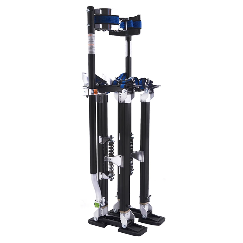 2440 inch aluminum stilt drywall painting stilts for painter taping tool black