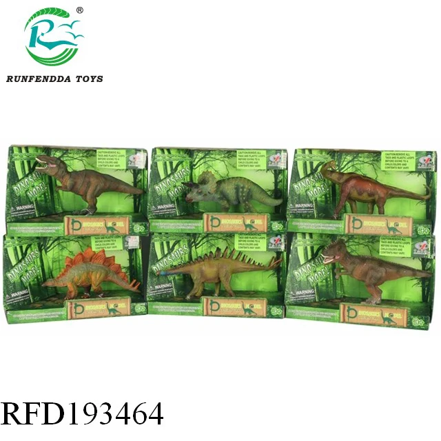 New World Of Dinosaur Set 6 Figure Series Simulation Dinosaur Toy