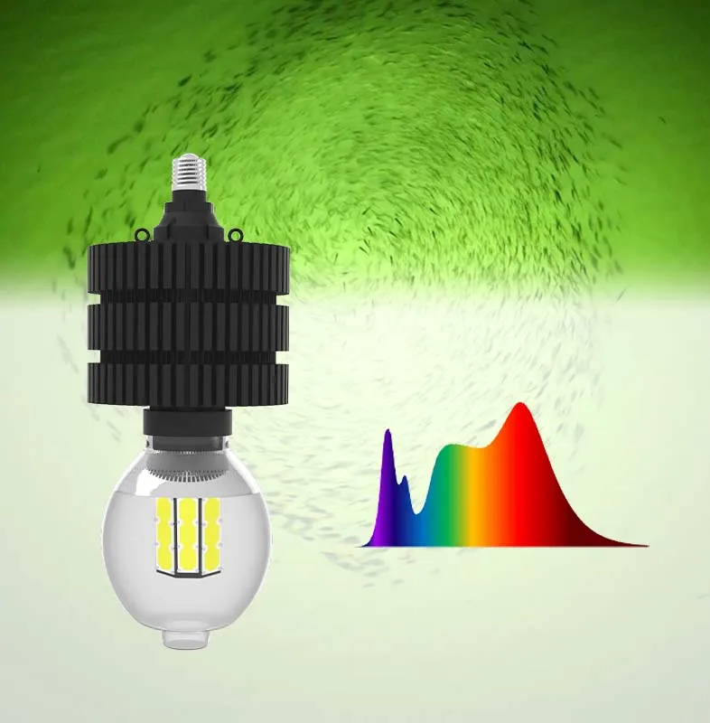 squid lure lamp ip66 led cob ocean high power 800w fish attract lighting squid fishing