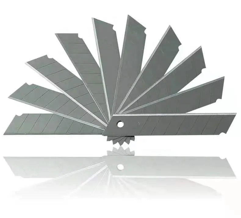 Сверхострый выдвижной бокс-резак, универсальный нож, лезвие, художественный нож, одно лезвие, офисное лезвие из нержавеющей стали