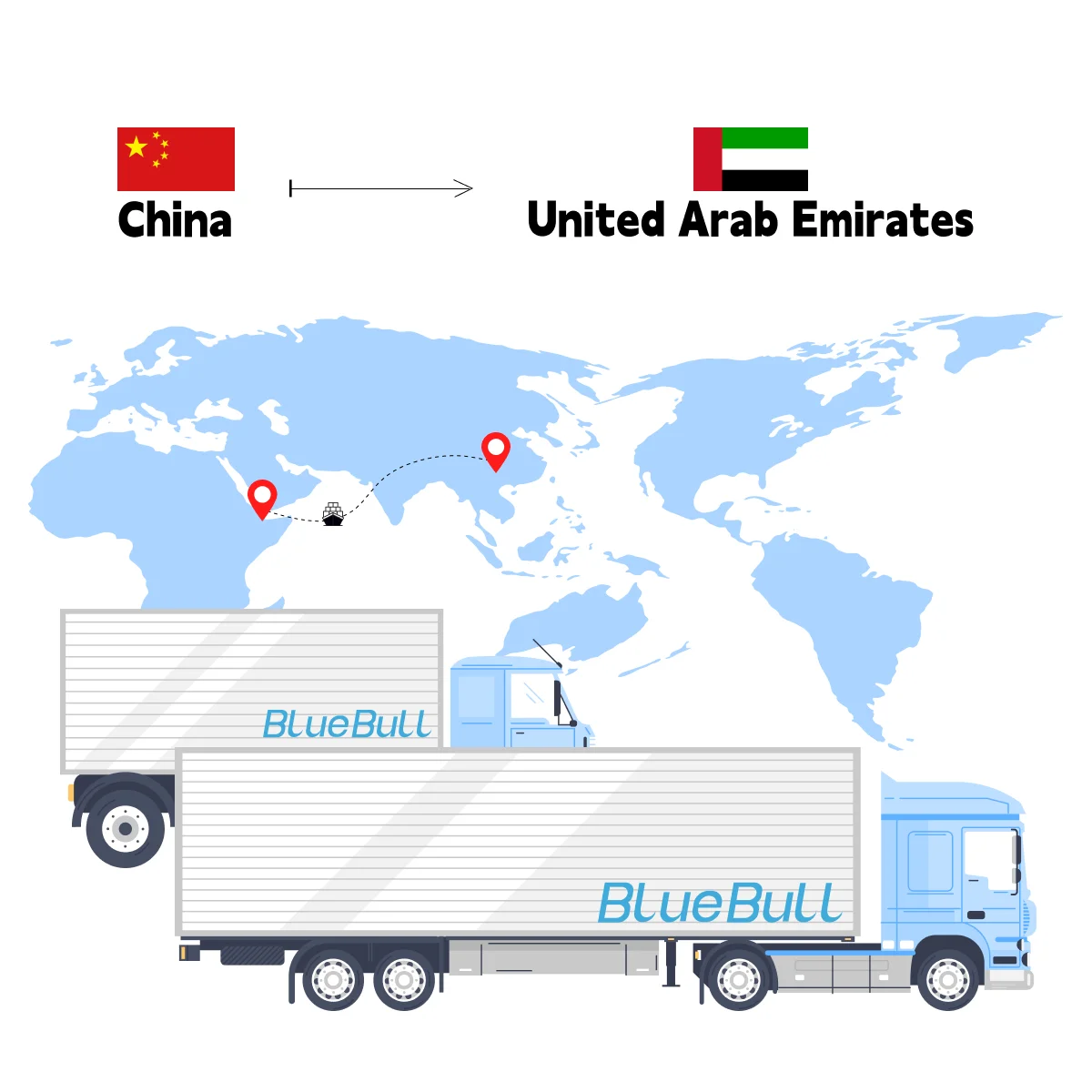 Air Sea Railway Door to Door Shipment Transport Agent Dhl Shipping from China to UAE Dubai