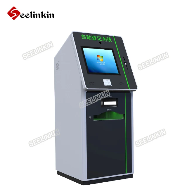 Self Currency Exchange Touch Screen Kiosk Machine with Cash and Coin Acceptor and Dispenser