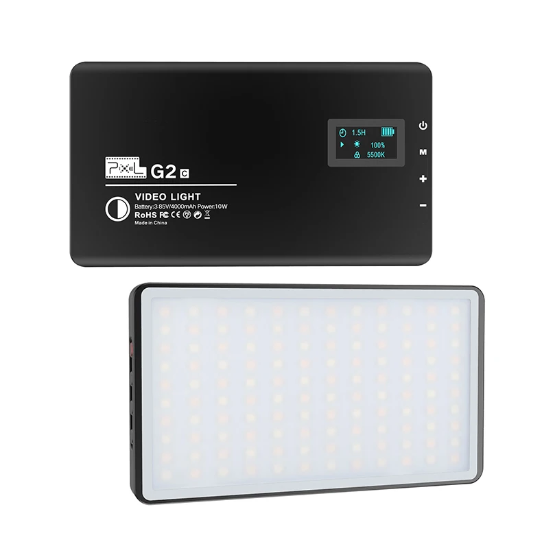 Портативный видео свет Pixel G2C с регулировкой температуры цвета с 120 лампочками для студийной портретной фотосъемки на открытом воздухе