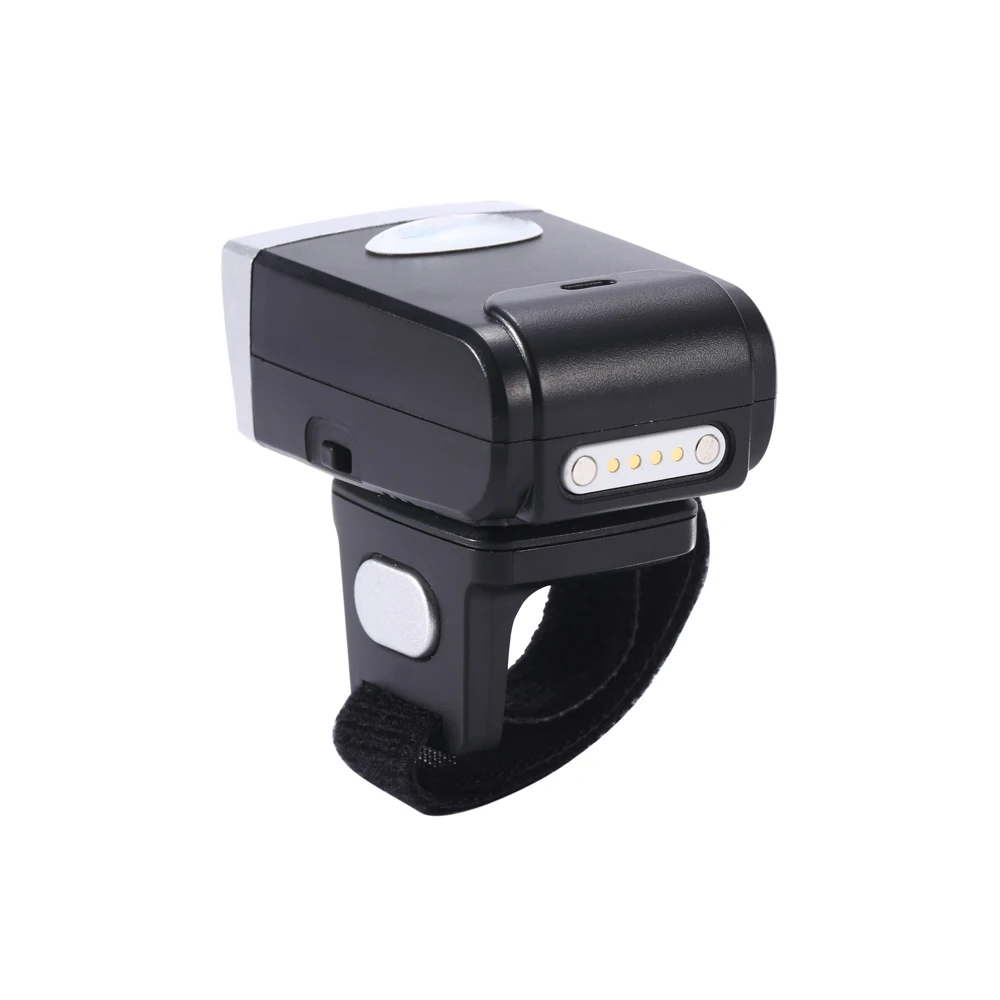 
US market Factory New Design Memory Warehouse wearable 2D Ring Type Wireless Mini Barcode Scanner Reader 