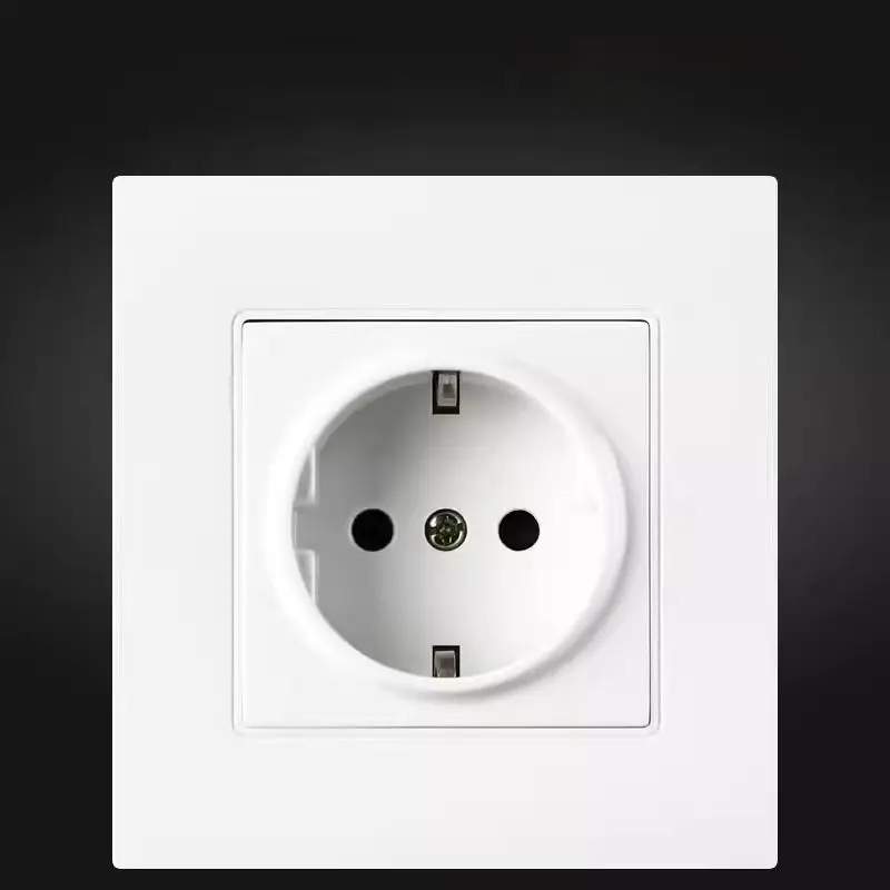 European Switch Socket Panel Type 86 Type 80 German Standard Socket