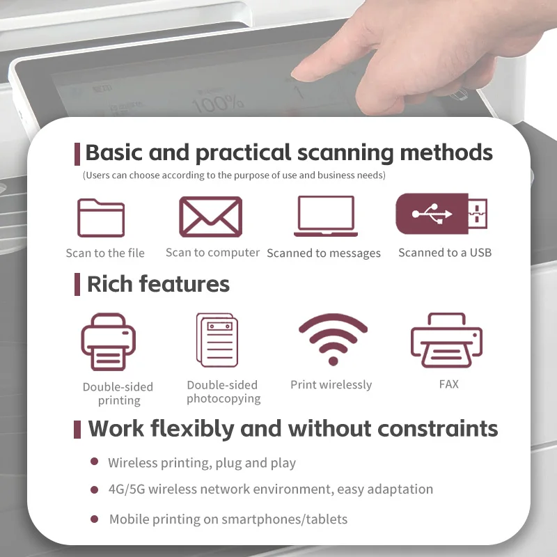 Remanufacturing Office equipment Copier MPC 3003 3503  printer Scanner Copier Ricoh A4 A3 color laser printer Used