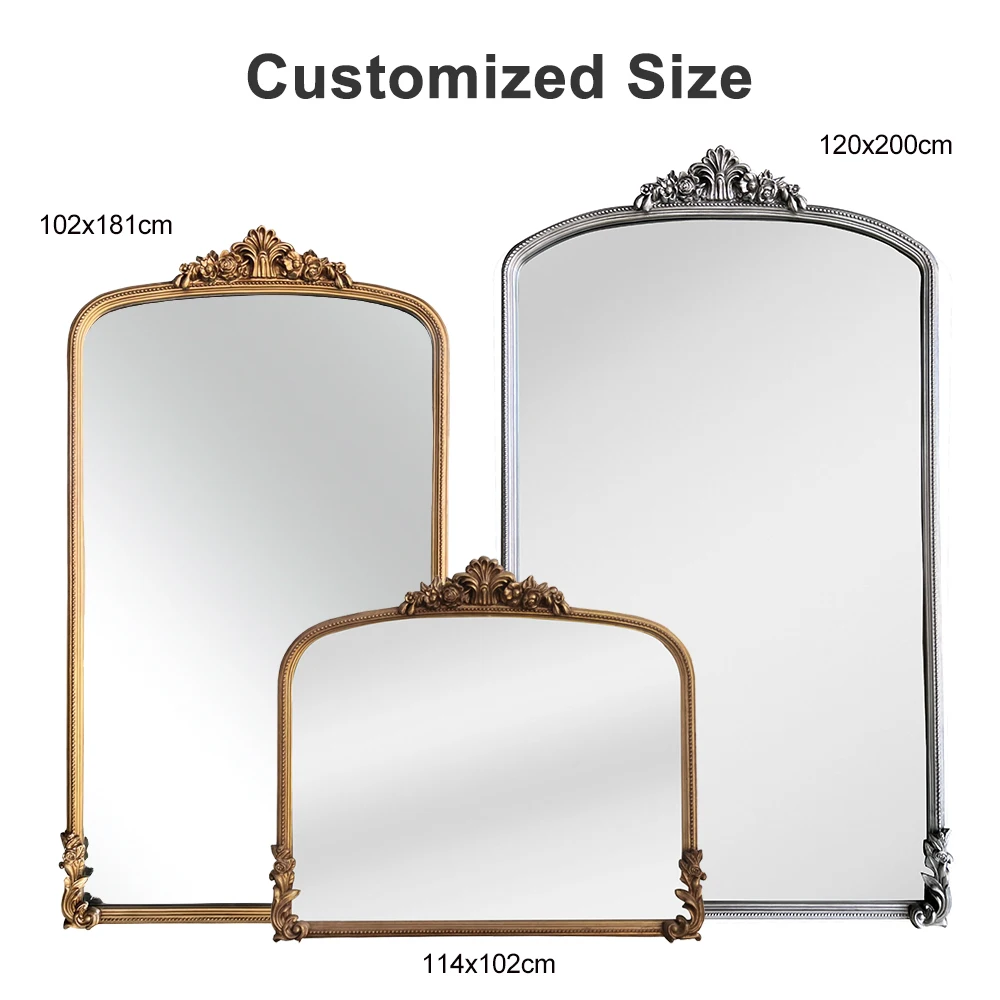 Shape Decor With Decorative Mirrors Living Room Customized Retro Designer Decorative Luxury Wall Mirrors