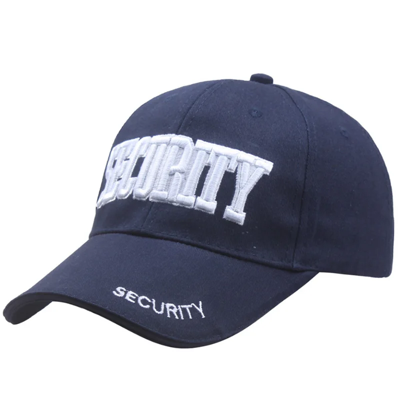 Embroidery Logo Security Guard Hats 3D Embroidery Logo Security Hat