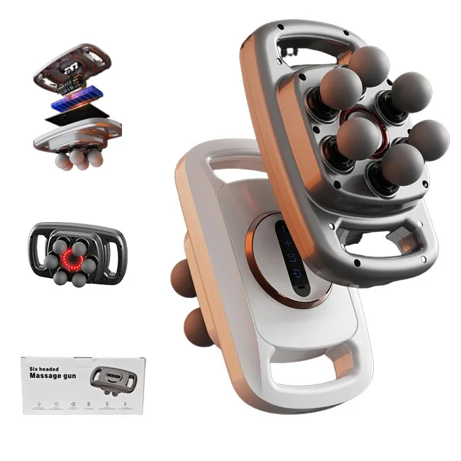 Профессиональный Электрический массажер для мышц 6 голов