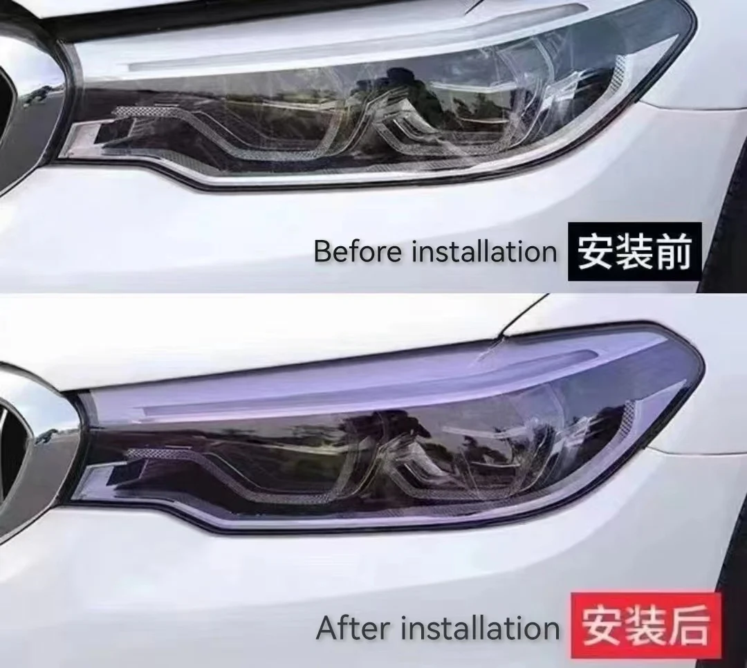 5 Years Warranty Top Quality TPU Material Sunlight Tint Chameleon Car Headlight Film Chameleon Auto Light Film