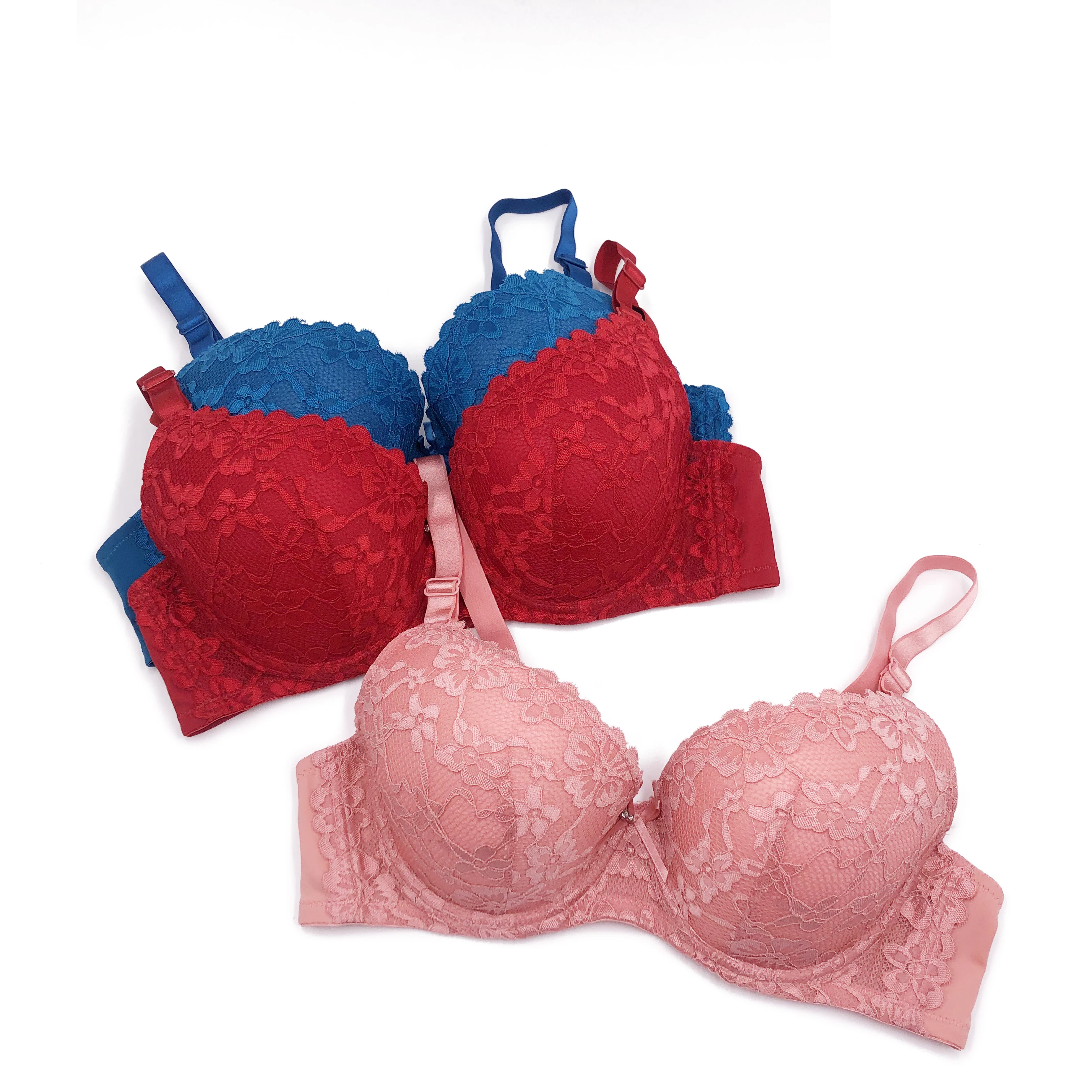 Factory Wholesale Cheap Lace Pushup Lounge Bra Plus Size Bras for Big Women