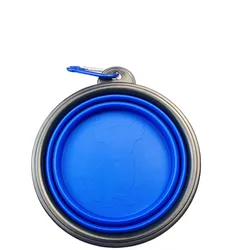 Silicone Covered Pet Food Bowl Travel Collapsible Portable Water Bowls Eco Friendly Cheap Super Feeder Dogs And Cats Bowl